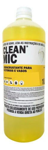 Desentupidor E Desincrustante De Mictório Clean Mic  1 Litro 0