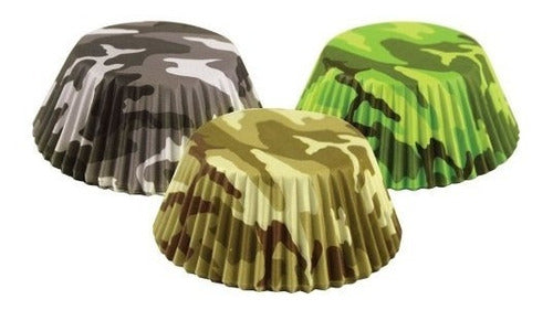 Fox Run 7134 Juego De Camouflage Bake Cup, Estándar, 75 Copa 0