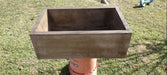 Rectangular Cement Sink with High Solid Lacquer Finish 3