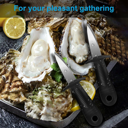 Kubqlig Oyster Shucking Knife Set with Protective Glove Size of Your Choice 6