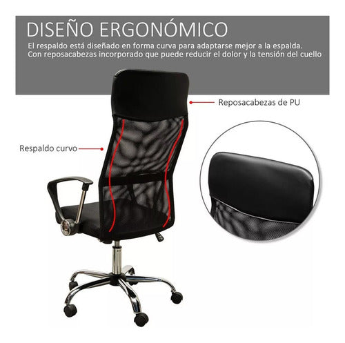 Meimporto Executive High Back Office Chair 4