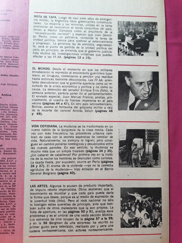 Revista Panorama Nº 317 Año 1973 Militares - Hector Campora 1