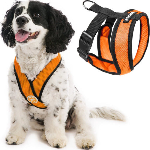 Gooby Comfort X Head In Harness - Orange, X-Large 0