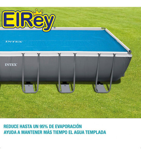 Cobertor Solar Intex Piscina Estructural 732x366 Cm - El Rey 4