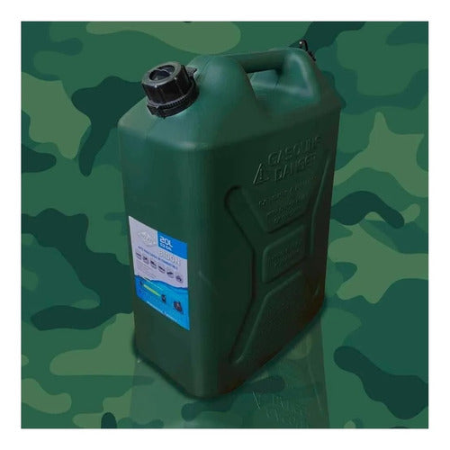 20L Flat Fuel Canister for Auto and Marine Use 6