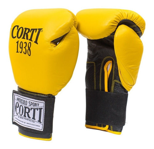 Corti Boxing Gloves 16 Oz Leather Kickboxing Professionals 72