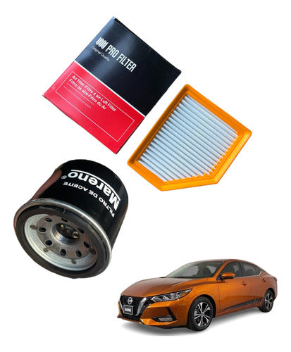 Nissan Kit Service X2 Filtros New Sentra B18 2.0 19/23 0