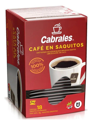 Cabrales Gluten-Free Coffee in Sachets 18 Pack 0