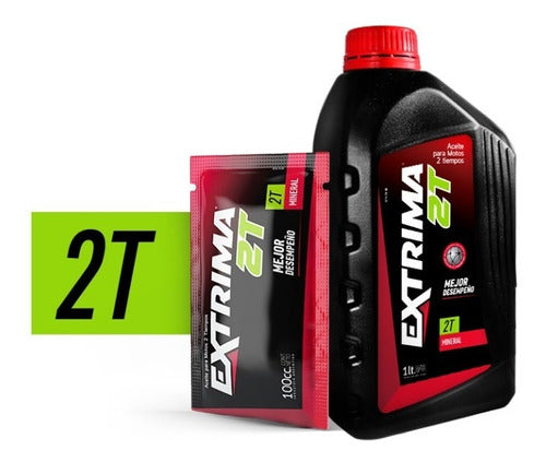 Extrima Lubricante Moto 2t Mineral 1lt X6u 3