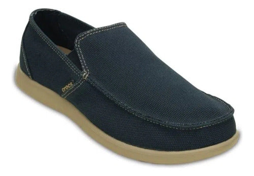 Crocs Santa Cruz Clean Cut Navy Tumbleweed Azul Original 1