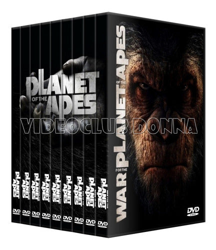 DVD El Planeta De Los Simios 9 Peliculas Coleccion Dvd Pack 0