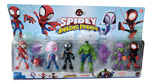 Generic Spiderman And His Amazing Friends Blister X6 Spidey 0