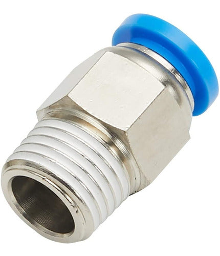 Bul Guemes Pneumatic Connector Straight 1/8 BSP X 4mm Hose Fitting 0