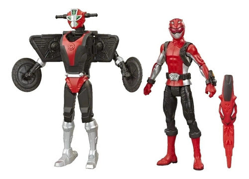 Boneco Power Rangers Beast Bot Red Ranger E Cruise Beastbot 1