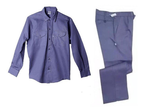 Ombu Original Work Shirt and Pants Set 100% Cotton 0