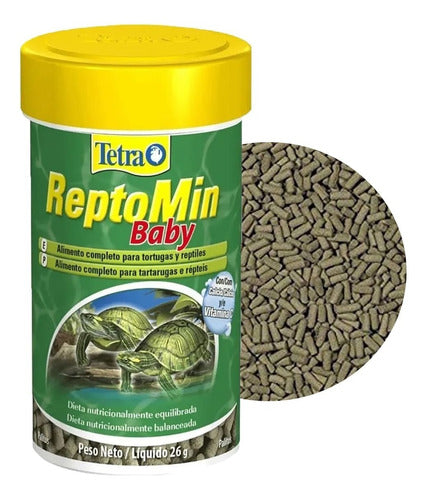 Tetra Reptomin Baby 26g Alimento Completo Tartarugas Bebês 0