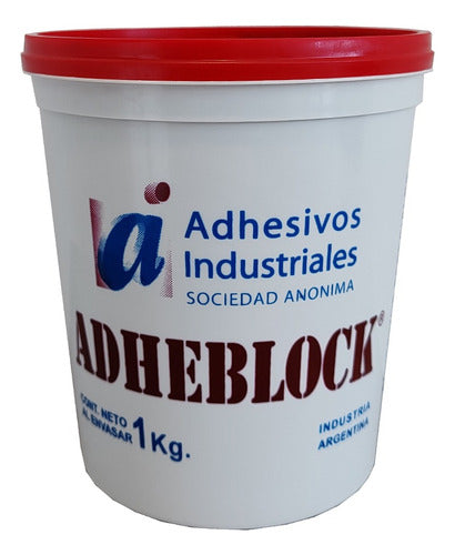 Adhesivo Cola Vinilica Adheblock X 1kg Encuadernacion Blanco 0