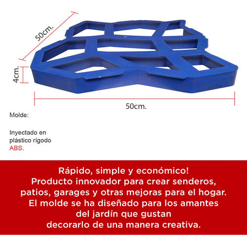 Antygona Moldes Para Fabricar Sendero Para Jardín De 50x50 Cm 7