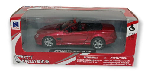 Wabro Auto Metal New Ray City Mercedes Benz Sl500 Original 1