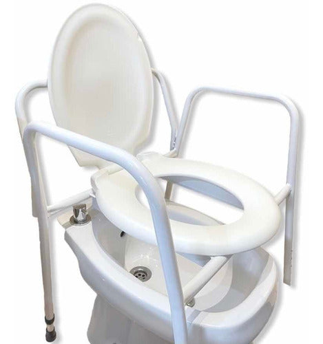Adjustable Height Orthopedic Toilet Raiser + Unisex Urinal 7