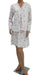 1127. Short-Sleeve Printed Cotton Nightgown + Robe Set 1