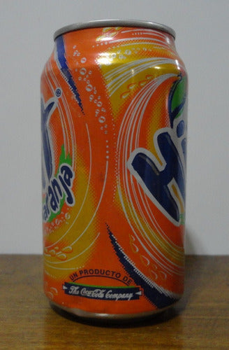 Lata Hit Naranja 355ml Venezuela Vacía 1