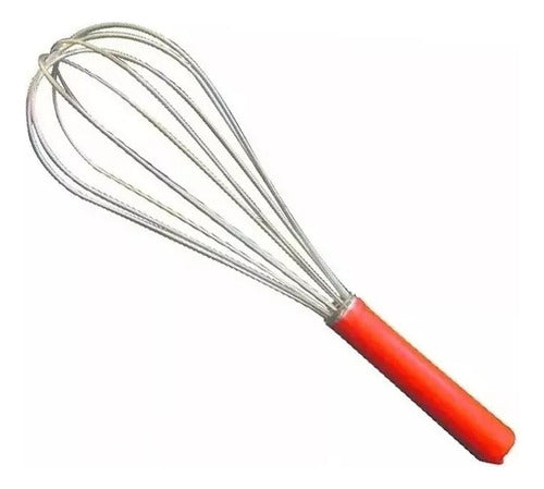 MZ Hand Whisk Wire with Rubber Handle 35 cm 0