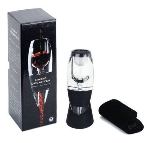 Instantánea Rojo Vino Magic Decanter Esencial Nuevo Filtro D 5