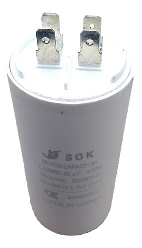 Capacitor 45 Mf 450 Vac Plastico 0