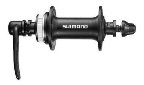 Front Shimano RM35 MTB Hub - Center Lock Disc 24 Holes 0