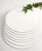 Set of 10 30cm Cake Bases - Smooth White Fibroplus - Circular Design 1