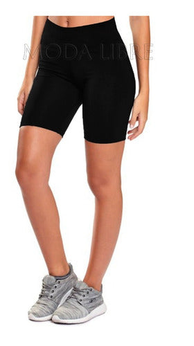 Moda Libre 1 High-Waisted Lycra Cycling Leggings for Women XS-XXL 2