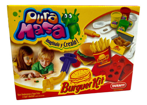 Jalú Bazar Burger Dough Play Set with Molds 0