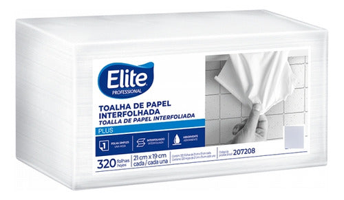 Elite Interfolded Paper Towel White 15 x 320 U 0