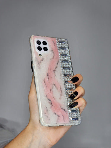 Customized Marble Epoxy Strass Shiny Cases for Samsung 1