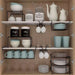 Muebles Web Small Black Closet Organizer for Kitchen Pantry 1