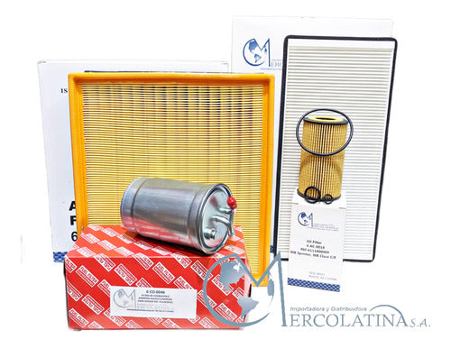 Mercolatina Kit De 4 Filtros M.B Sprinter 313 413 (C/Alojamiento Sensor) 3