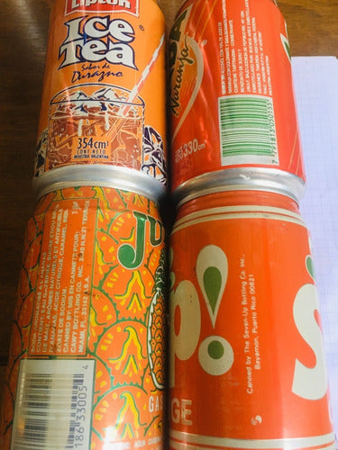 Lote C Colección De Latas ´90, Holanda Eeuu Puerto Rico Arg 3