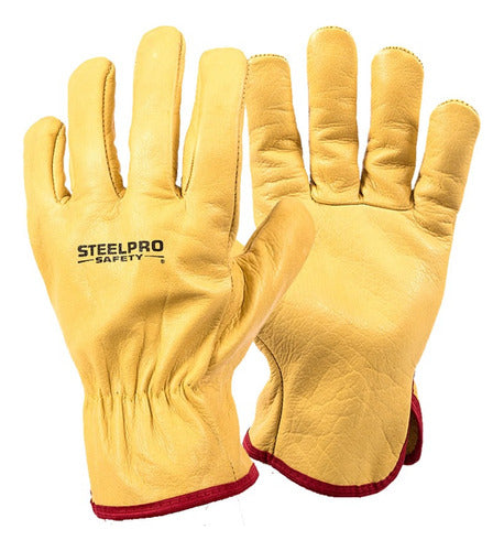 Leather Supervisor-flex Vaqueta Glove - Yellow 0