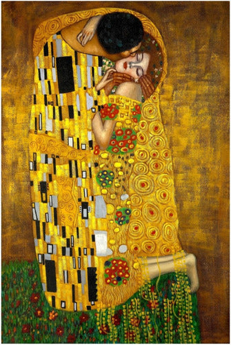 Gustav Klimt - El Beso - Lámina 45 X 30 Cm. 0