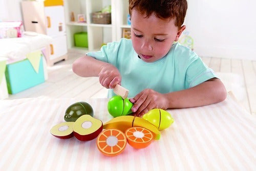 Hape Fresh Fruit Cutting Toy Educational Set 1