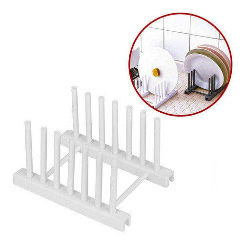 Kitchen Plate and Glass Organizer Drainer - Multi-functional Drying Rack 6