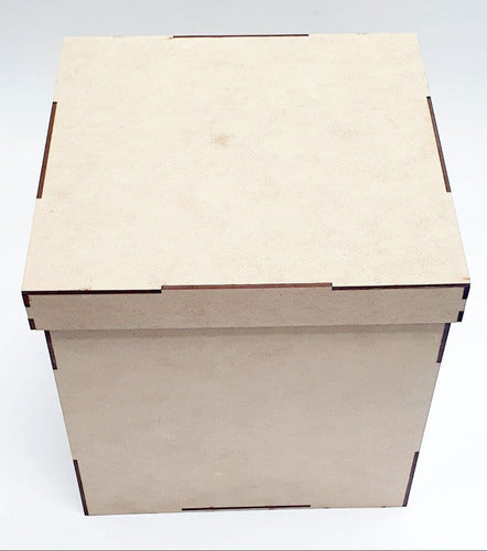 Set of 10 6x6x4 Plain Top MDF Boxes - Ideal for Painting 2