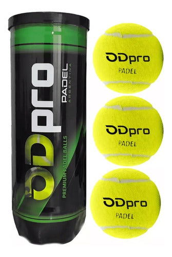 ODpro Extra Duty Felt Padel Balls Tube (x3) 1