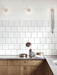 Matte White Square Tiles 10x10 for Kitchen and Bathroom 1