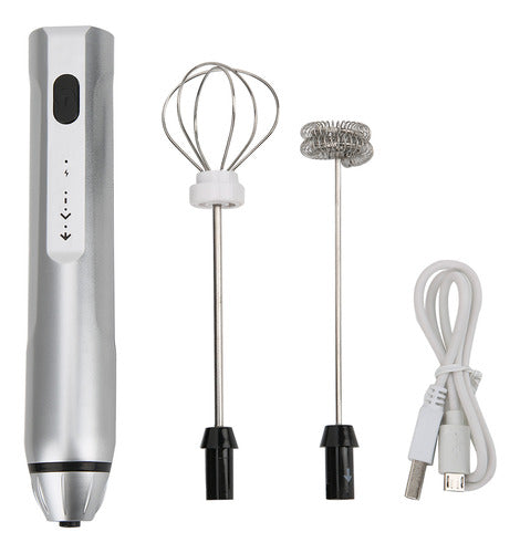 Mini Coqueteleira Elétrica Portátil Milk Frother Egg 0