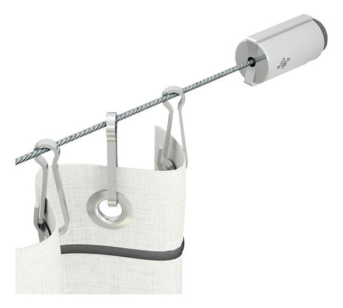 Combo Tensocable Lisboa Chrome Bar + Nickel-Plated Hooks 0