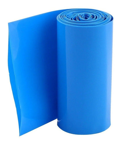 Motoma 1 X Meter Heat Shrink Tubing PVC 130mm for Battery Packs - Blue 0