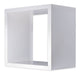 MUEBLESMAHER Cubo Flotante Melamina Blanca 18mm 35 X 35 X 30 4