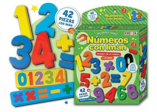 Magnetic Educational Eva Foam Numbers Toy 42 Pieces 1